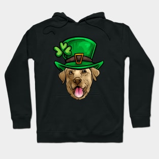 St Patricks Day Yellow Labrador Retriever Hoodie